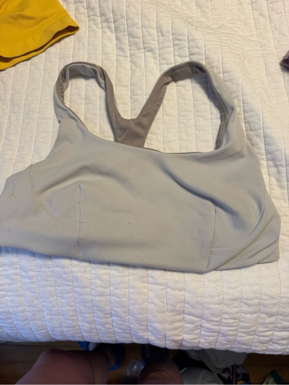 Lululemon Wundertrain Sports Bra - Off White